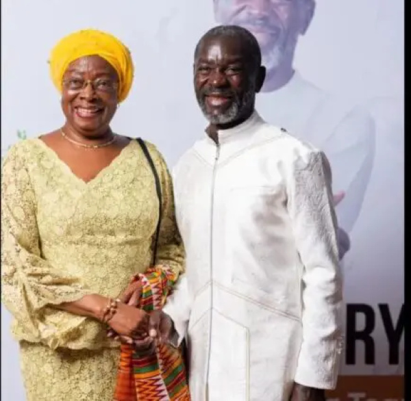 Captain Prince Kofi Amoabeng, co-founder of UT Bank & Chief Justice Sophia Akuffo (Rtd.)