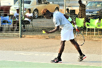 Benjamin Palm in his elements on the court