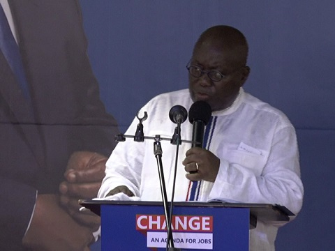 Nana Akufo-Addo at NPP's manifesto launch