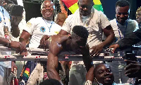 Ghanaian boxer Alfred Lamptey  fought against Tanzania boxer Iddi Kayumba