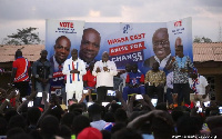 Nana Addo Dankwa Akufo-Addo, NPP Flag bearer on a campaign tour