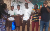 Okuapeman Senior High School’s Automated Winnowing Machine emerged as the winner