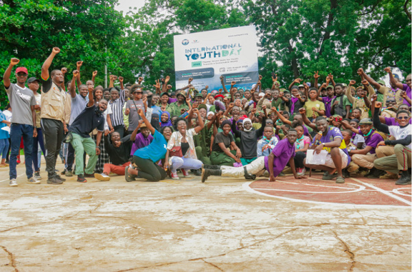 Youth in Wa who participated in the cleanup exercise