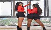 Musicians Freda Rhymz and Sista Afia