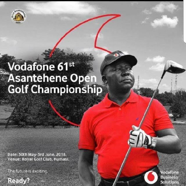 The Asantehene Open Golf Championship takes place at the Royal Golf course in Kumasi