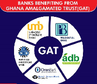 The infographic shows the number of institutions who have met the GHC400m capitalization