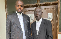 Isaac Otchere Darko Esq (right) with NDC lawyer Edudzi Tamaklo