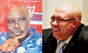 Charles Wereko-Brobby and  Lawyer Foh-Amoaning