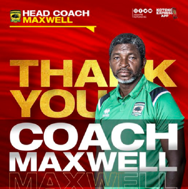 Former Kumasi Asante Kotoko head coach,  Maxwell Konadu