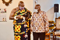 Akufo-Addo with Odeneho Kwafo Akoto III