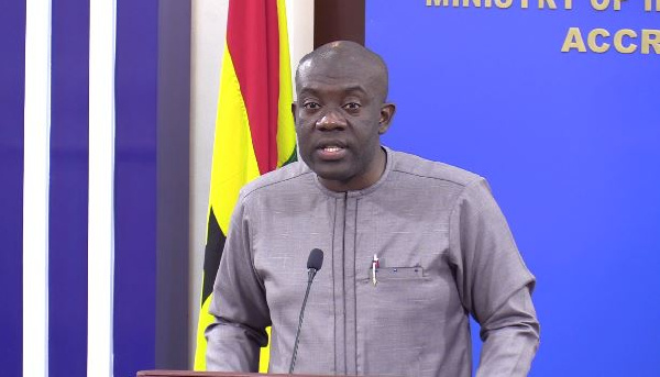 Information Minister, Kojo Oppong Nkrumah