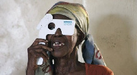 About 0.74 percent of Ghanaians are blind