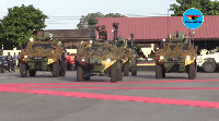 The Ghana Armed Forces received 84 multi-purpose vehicles from government