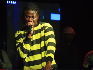 Stonebwoy  performing at the S Concert