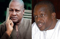 Former President John Mahama and Alban Sumana Kingsford Bagbin