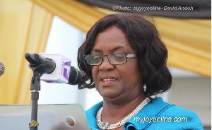 Justice Mrs. Georgina Wood is  immediate past Chief Justice of Ghana