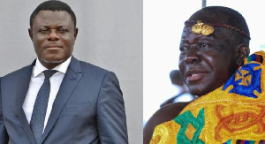 Kwame Kyei and Asantehene Otumfuo Osei Tutu