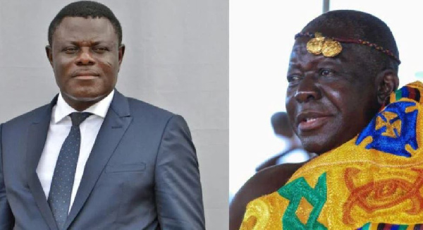 Kwame Kyei and Asantehene Otumfuo Osei Tutu