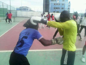 Black Bombers training