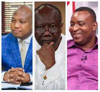 Samuel Okudzeto Ablakwa, Ken Ofori-Atta and Chairman Wontumi