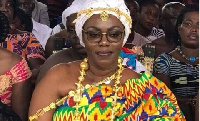 Ursula Owusu-Ekuful was given the title of Nkosuohemaa for her contribution to people of Akyem Asuom