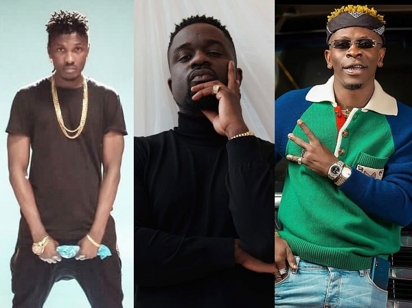 Ghanaian musicians, Tinny, Sarkodie and Shatta Wale