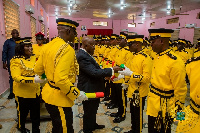 Akufo-Addo congratulating new Prison Officers