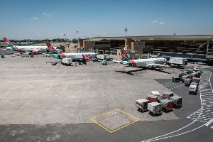 File photo: East African countries have banned all international arrivals in airports