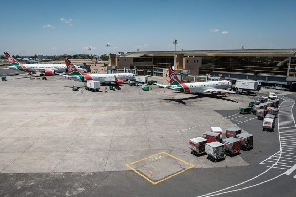 File photo: East African countries have banned all international arrivals in airports