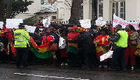 Some Ghanaians will today horde the streets of London to protest against the Ghana-US Military deal