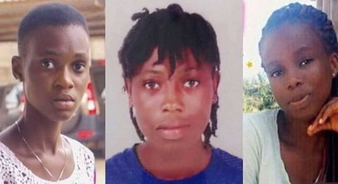 The three girls went missing between August and December 2018