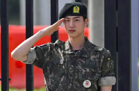 Jin completed his 18-month military service on Wednesday