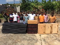 The GNAT chainman onated provisions, mattresses, calculators, and chop boxes to ten students