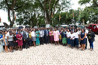 Participants of the meeting in a group photograph