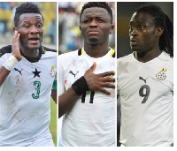 Asamoah Gyan, Sulley Muntari and Derek Boateng have blocked the sale of Liberty Professionals