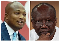 Samuel Okudzeto Ablakwa (left), Ken Ofori-Atta (right)