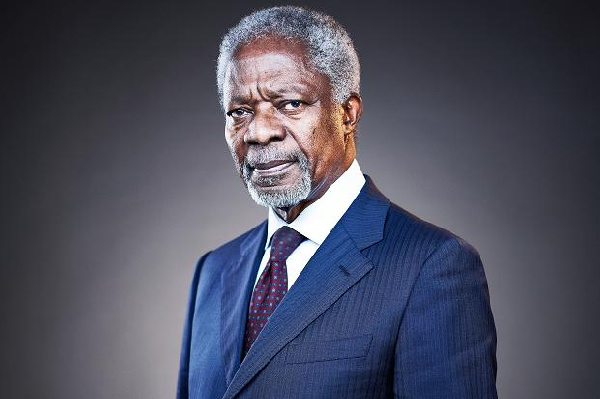 Former UN Secretary General, late Kofi Annan