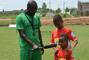 Charles Kwablah Akonnor's son, Kimmarky speaking in an interview