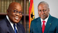 President Nana Addo Dankwa Akufo-Addo and John Dramani Mahama