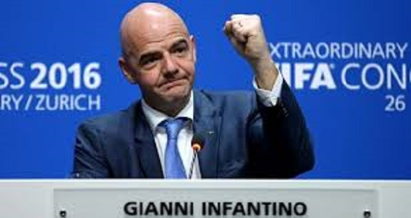 Gianni Infantino is the president of FIFA