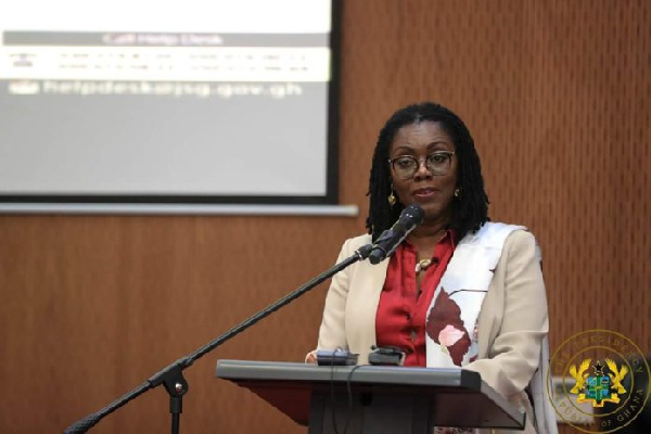 Communications Minister, Ursula Owusu-Ekuful