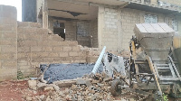 The collapsed building at Sokoban