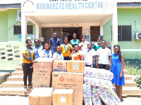 The items donated cost over five thousand Ghana Cedis