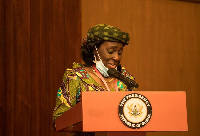 Flagbearer of the National Democratic Party,  Nana Konadu Agyeman-Rawlings