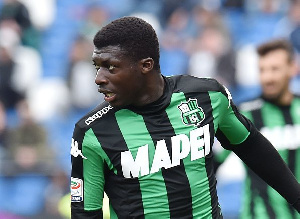 Alfred Duncan wason target for Sassuolo