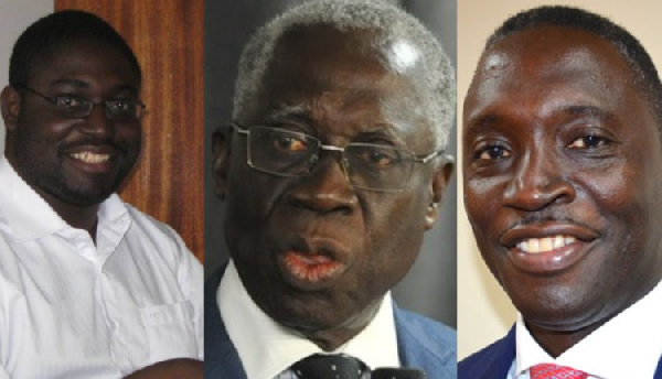 L-R: Kwadwo Gyamfi Osafo Maafo, Yaw Osafo Maafo and Kofi Bosompem Osafo Maafo