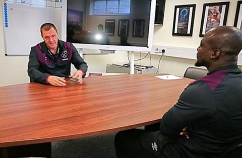 Stephen Appiah met with Terry Westley at West Ham