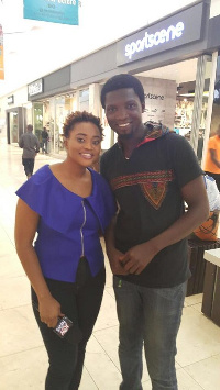 Kobina Amissah-Sam (right) with MzGee