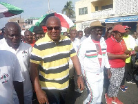 The Former President over the weekend joined in the party's Unity Walk at CapeCoast