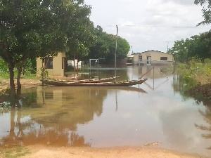 Submerged Comboni Hospital